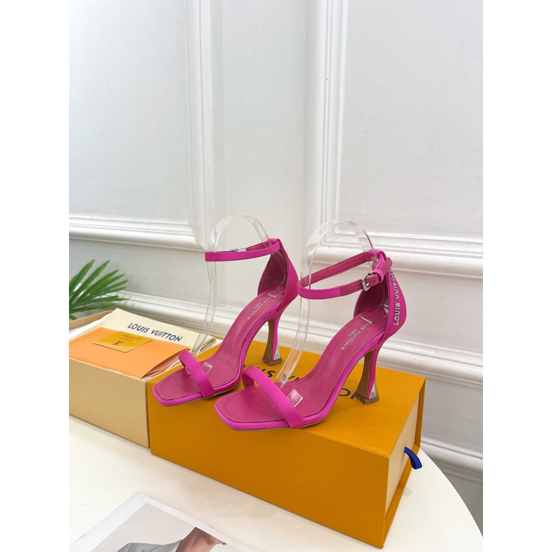 l**is V*t*n heeled sandals hot pink