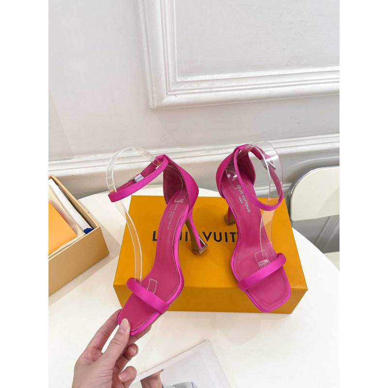 l**is V*t*n heeled sandals hot pink