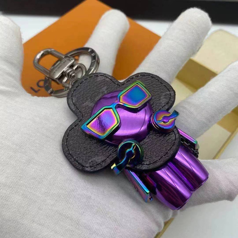 LV Bag Charm in black