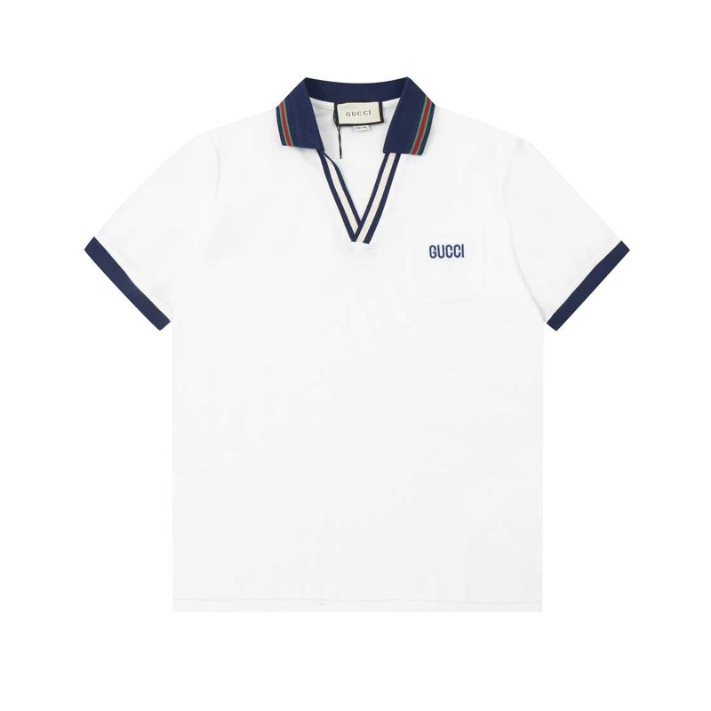 G*u*i cotton polo shirts white