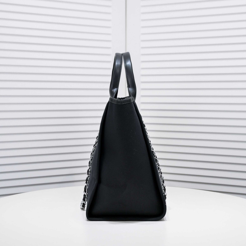 Ch*el deauville tote black