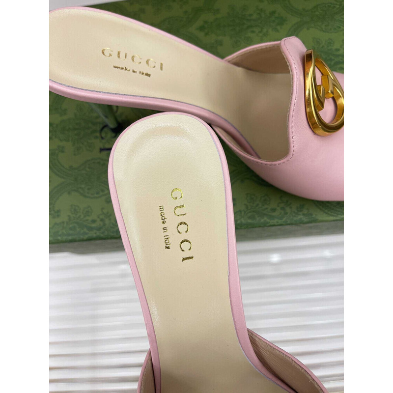 G*u*i blondie series sandals leather pink