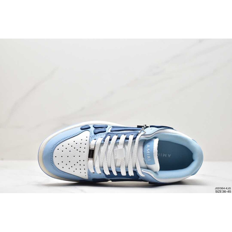 AMIRI Skeleton Low Top Sneaker in Baby Blue