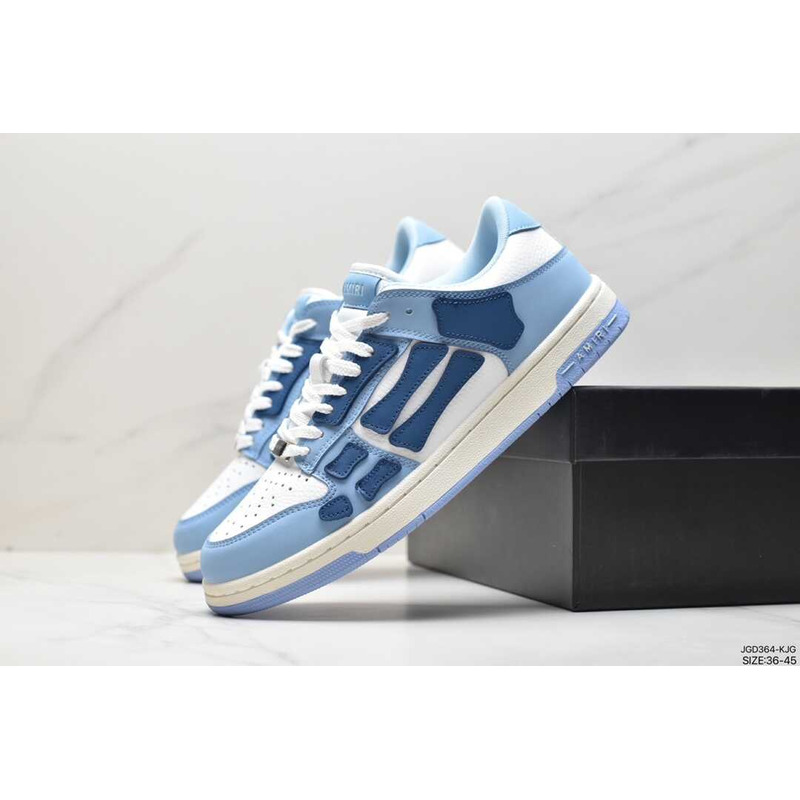 AMIRI Skeleton Low Top Sneaker in Baby Blue