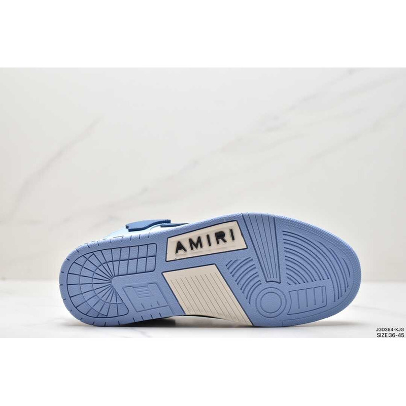 AMIRI Skeleton Low Top Sneaker in Baby Blue