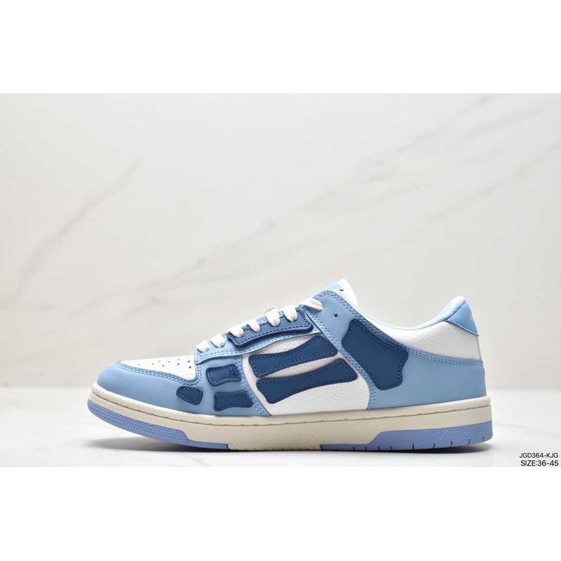 AMIRI Skeleton Low Top Sneaker in Baby Blue