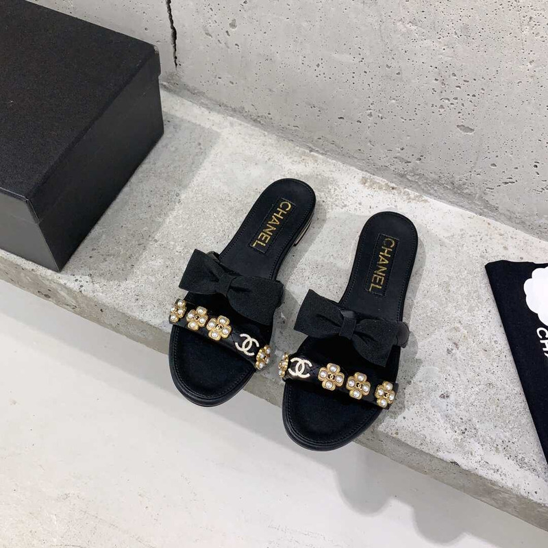 Ch*el  casual style party style office style elegant style mules black