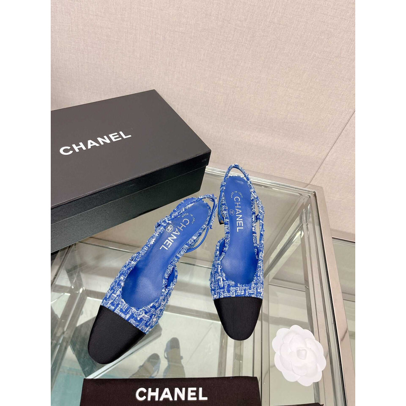 Ch*el casual style street style plain party style office style blue