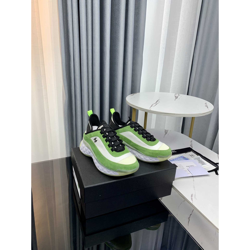 Ch*el low top trainer green