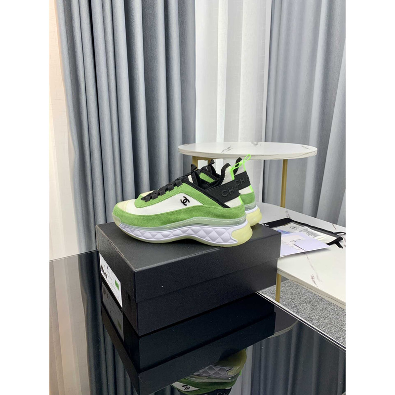 Ch*el low top trainer green