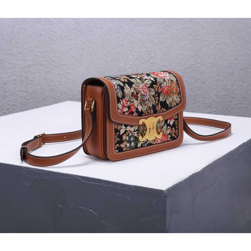 Ce**e floral bag britain brown