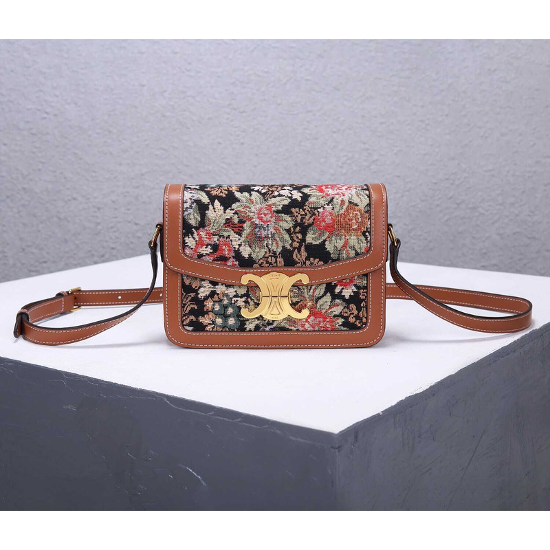 Ce**e floral bag britain brown