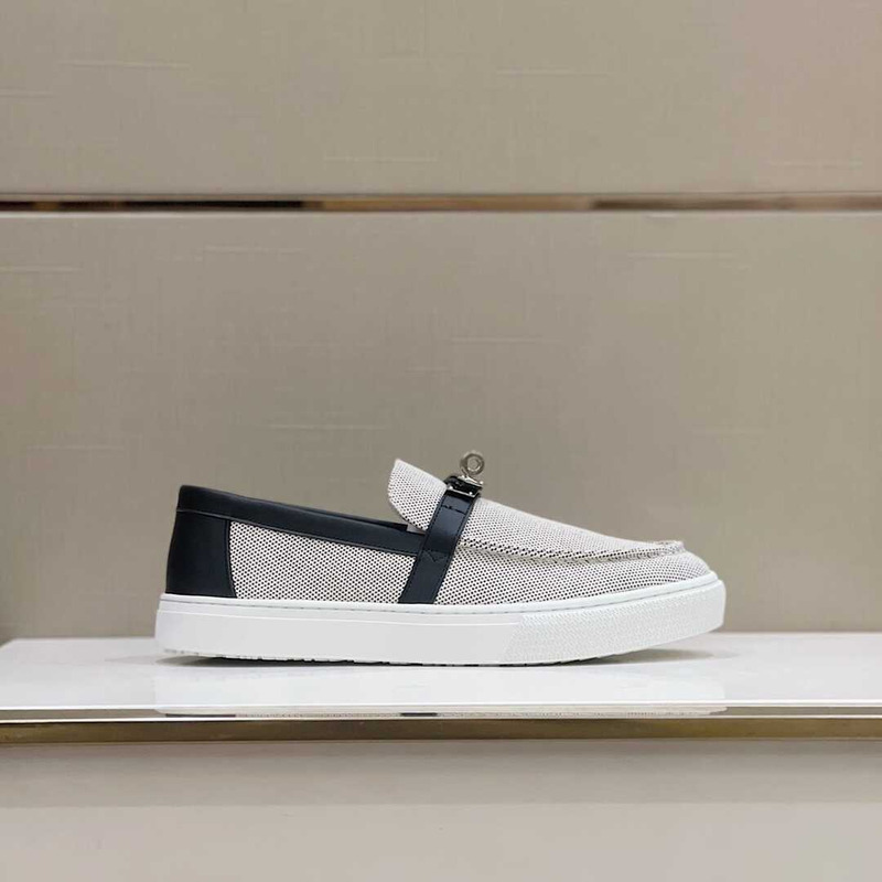 H**mes game slip-on sneaker grey