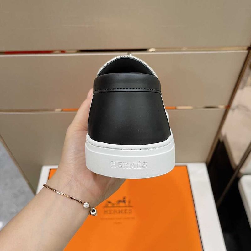 H**mes game slip-on sneaker grey