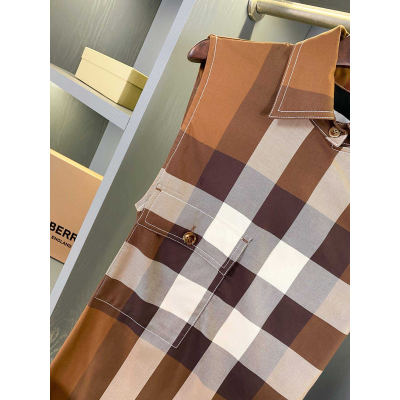 B**rry vintage check sleeveless dress