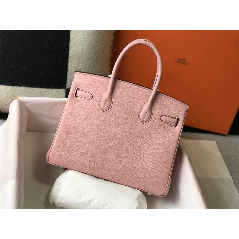 H**mes  birkin togo 35 gris tourterelle pink