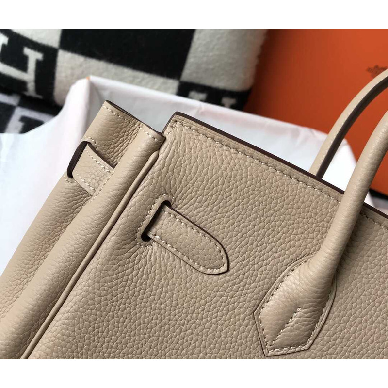 H**mes  birkin togo 35 gris tourterelle beige