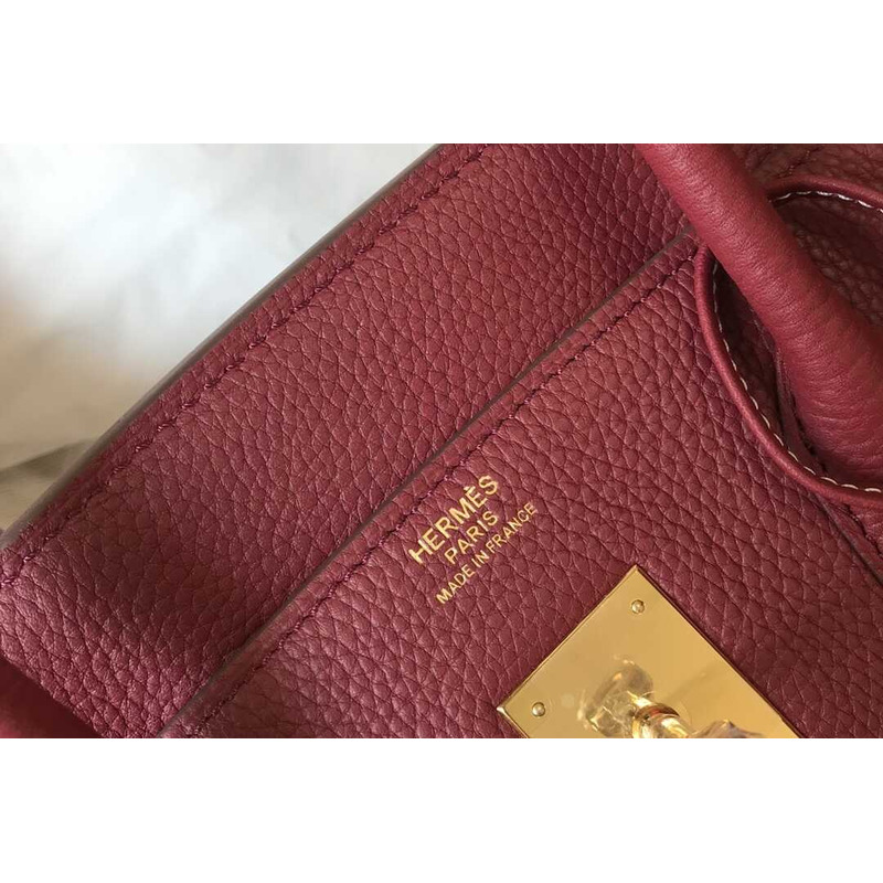 H**mes  birkin togo 35 gris tourterelle red