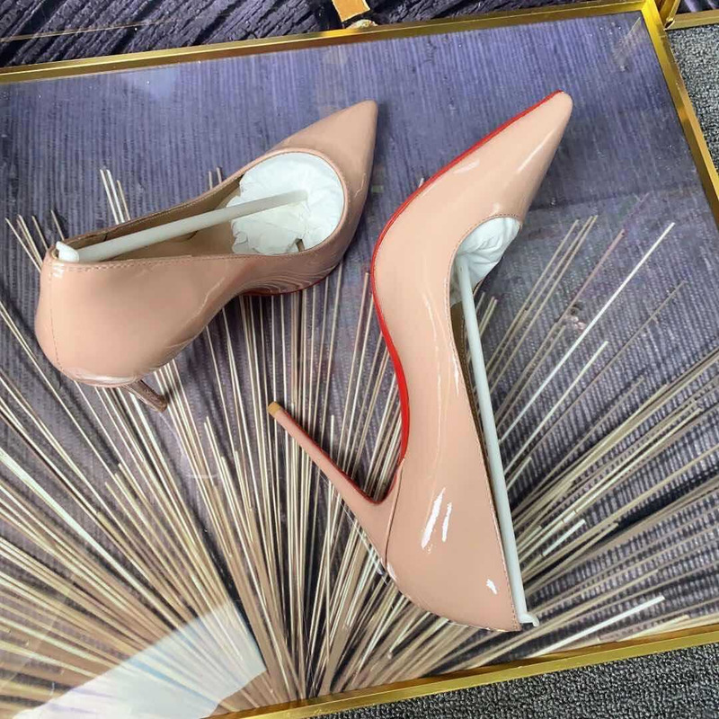 Ch**an louboutin  pigalle leather pumps nude