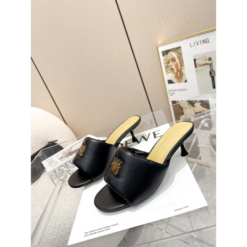 Loewe Padded Anagram Mules Heels