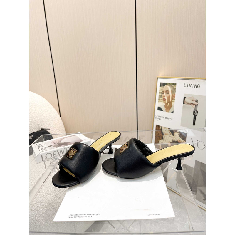 Loewe Padded Anagram Mules Heels