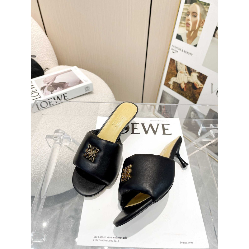 Loewe Padded Anagram Mules Heels