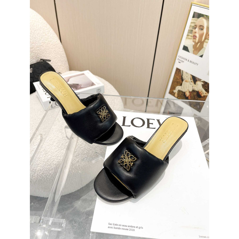 Loewe Padded Anagram Mules Heels