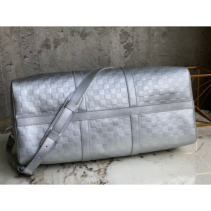 l**is V*t*n keepall bandouliere 50 travel bag silver