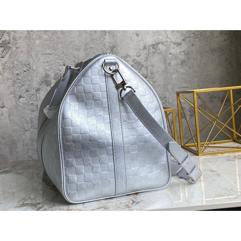 l**is V*t*n keepall bandouliere 50 travel bag silver