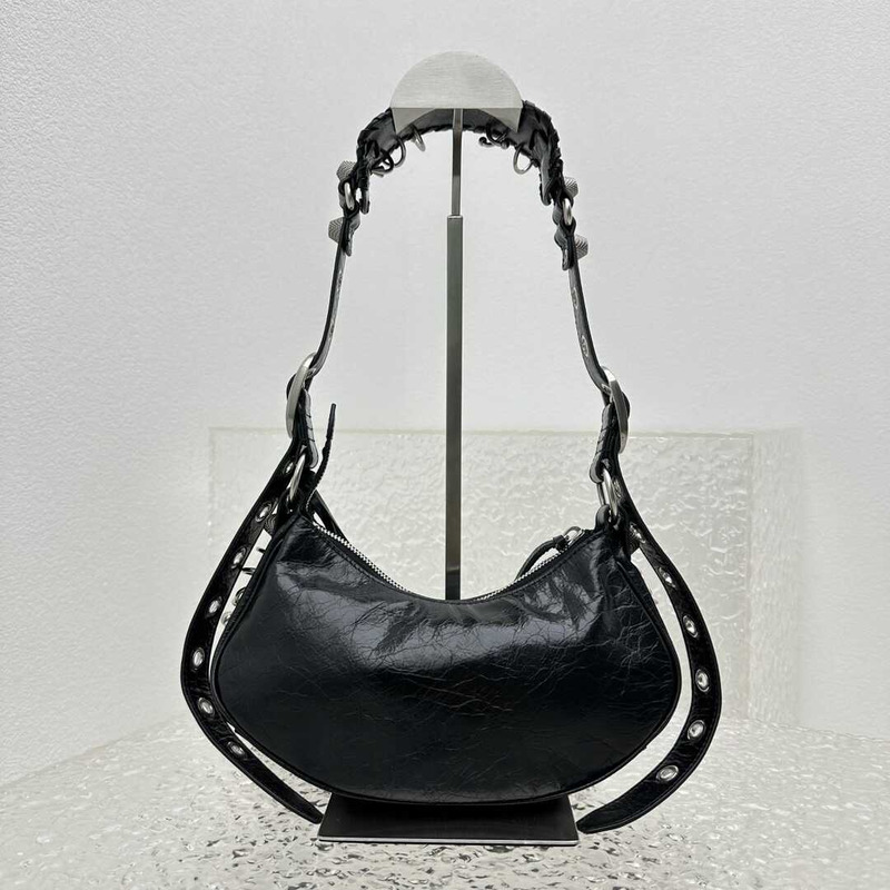 Ba*len*cia*ga le cagole xs shoulder bag with piercing black