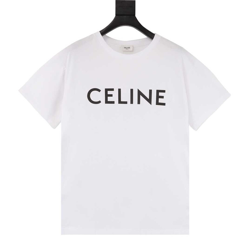 Ce**e cotton logo t shirt white