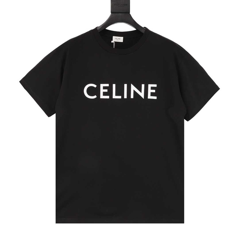 Ce**e cotton logo t shirt black