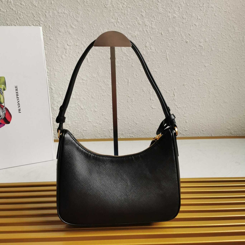 Pra*a 2005 shoulder bag saffiano black