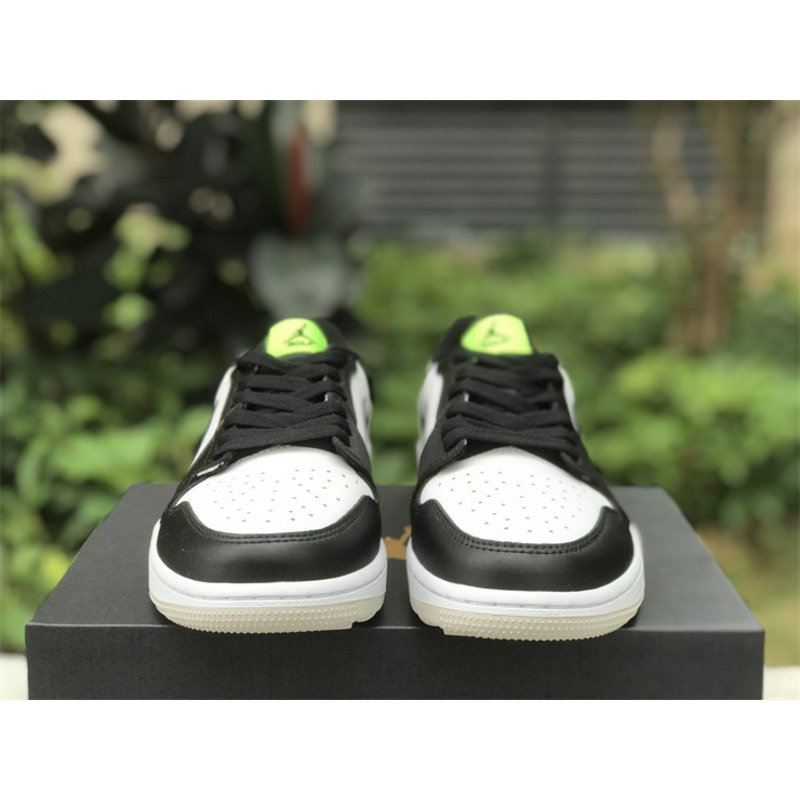 Jordan 1 Low Shadow Toe Sneaker Black White