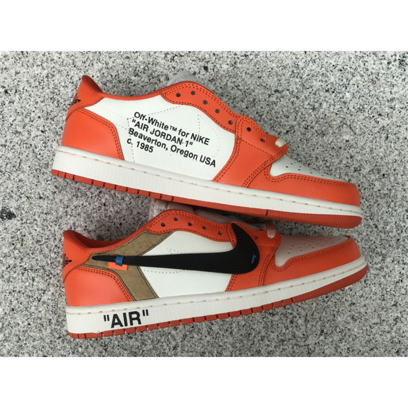 Jordan 1 Low x Off-White Orange