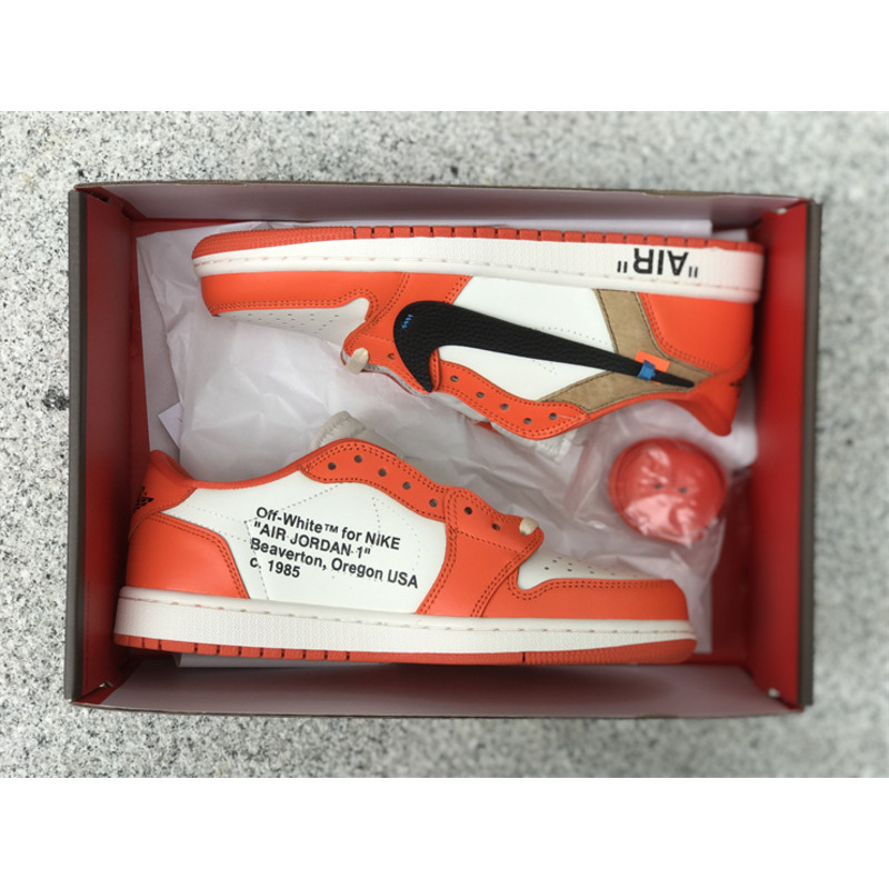 Jordan 1 Low x Off-White Orange