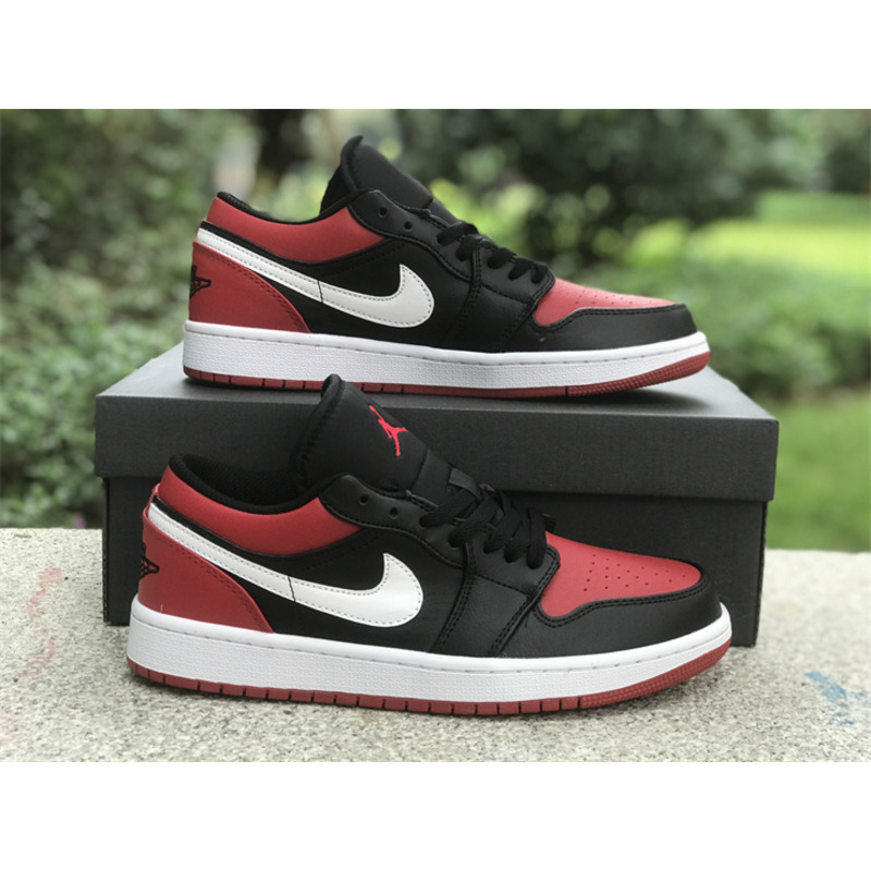 Jordan Air Jordan 1 Low Alternate Bred Toe Sneakers