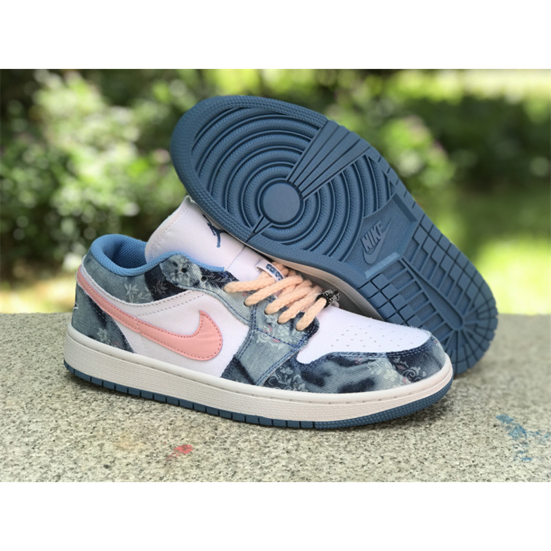 Air Jordan 1 Low Pink And Blue