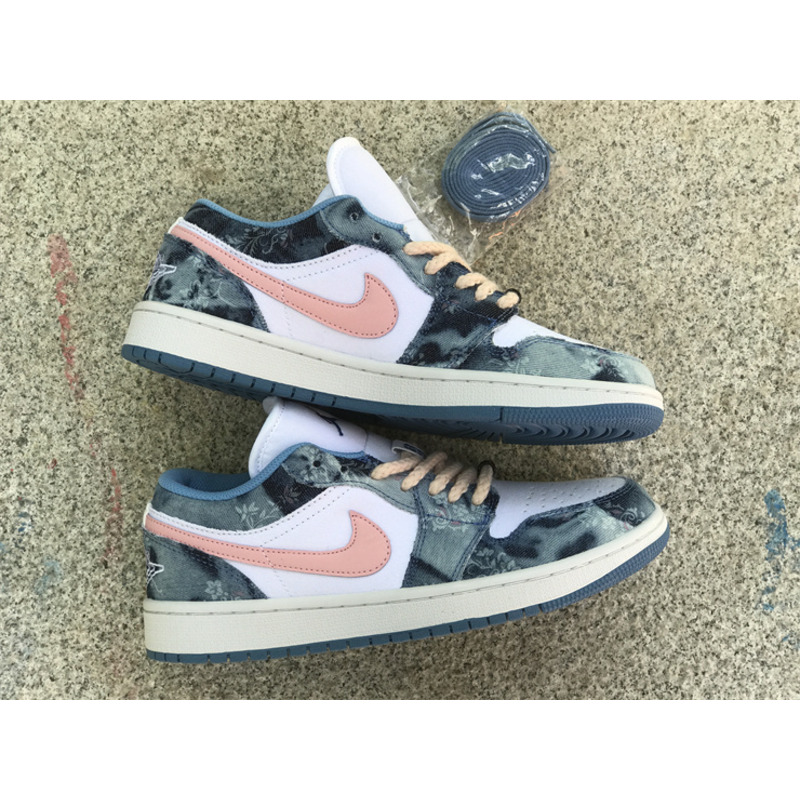 Air Jordan 1 Low Pink And Blue