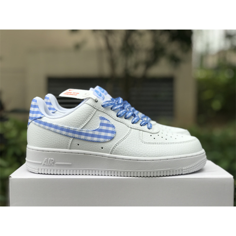 Nike Air Force 1 Low Blue Gingham