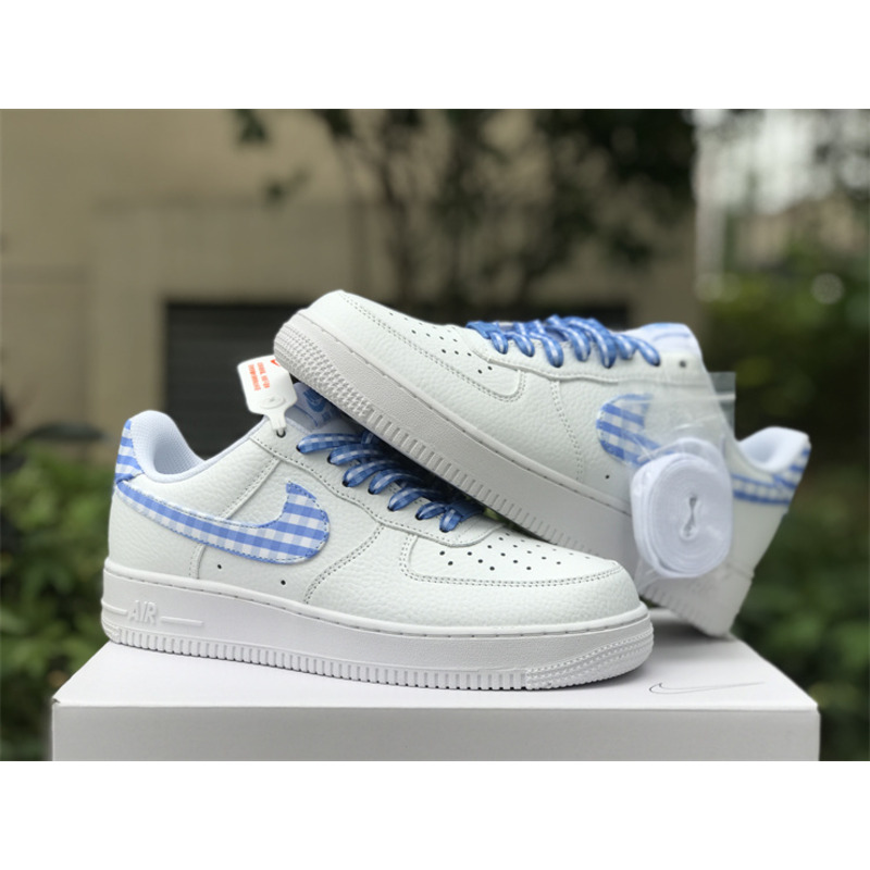 Nike Air Force 1 Low Blue Gingham