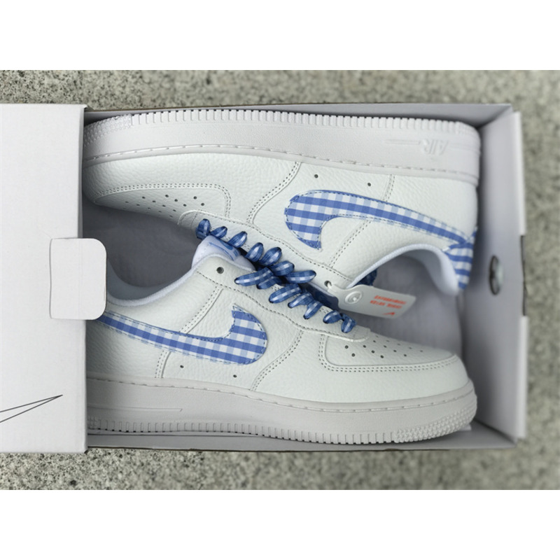 Nike Air Force 1 Low Blue Gingham