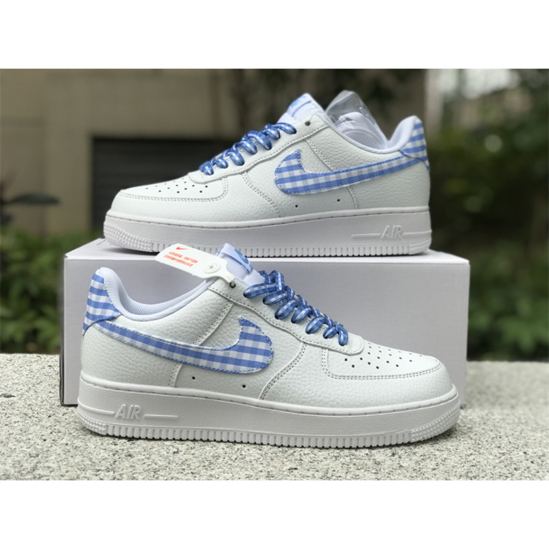 Nike Air Force 1 Low Blue Gingham