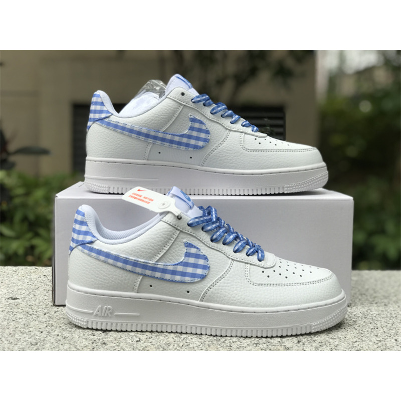 Nike Air Force 1 Low Blue Gingham