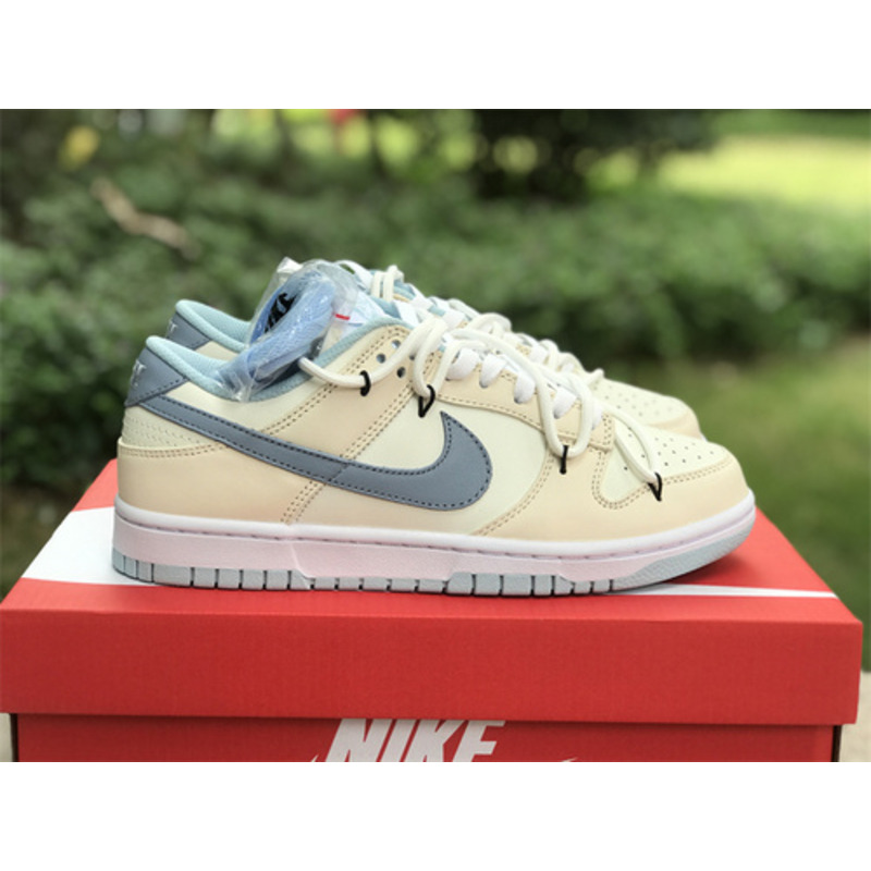 Nike  Air Jordan 1 Low Blue and Beige