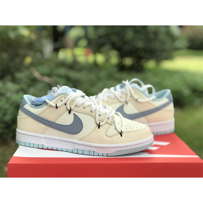 Nike  Air Jordan 1 Low Blue and Beige