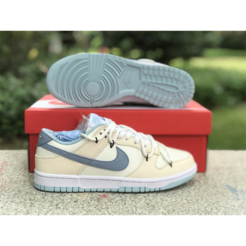 Nike  Air Jordan 1 Low Blue and Beige