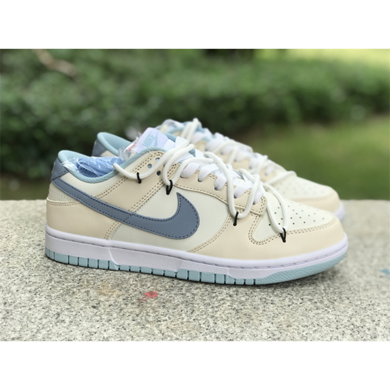 Nike  Air Jordan 1 Low Blue and Beige