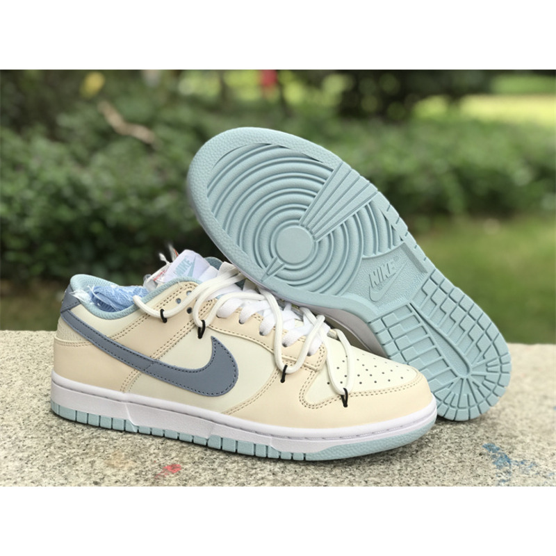 Nike  Air Jordan 1 Low Blue and Beige