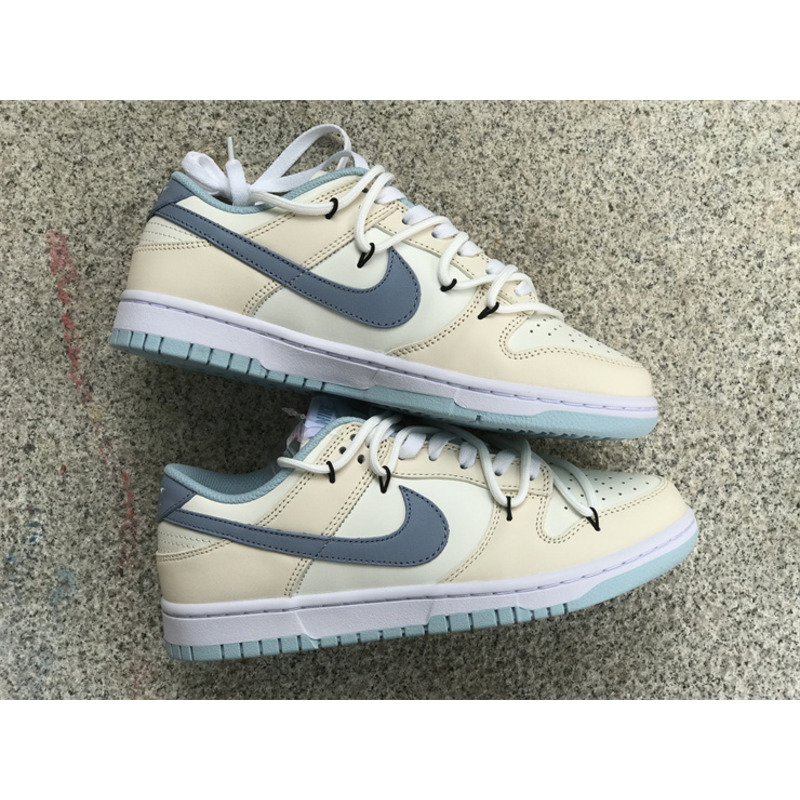 Nike  Air Jordan 1 Low Blue and Beige